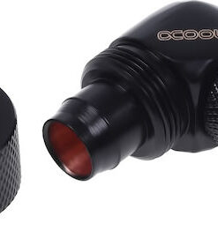Alternative view of Alphacool HF 13/10 Threaded Grommet 90 Degree Rotatable G1 / 4 Deep Black