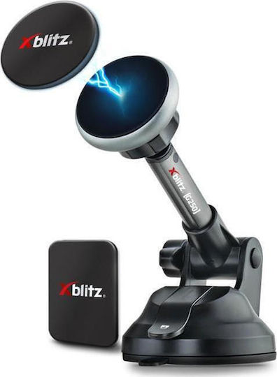 Xblitz Magnetic Car Holder Βάση Κινητού Αυτοκινήτου με Μαγνήτη Μαύρη G250