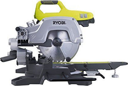 Ryobi EMS216L Φαλτσοπρίονο Ρεύματος με Ισχύ 1500W, Οδηγό Laser, Δίσκο Κοπής Διαμέτρου 216mm & Ταχύτητα Κοπής 4000rpm - Image 2