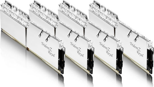 G.Skill Trident Z Royal DDR4 64GB RAM με 4x16GB Modules και Ταχύτητα 3600 για Desktop F4-3600C16Q-64GTRSC - Image 2