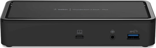 Belkin Thunderbolt 3 Dock Plus USB-C Docking Station με DisplayPort 4K PD Ethernet και συνδεση 2 Οθονών Μαύρο - Image 8