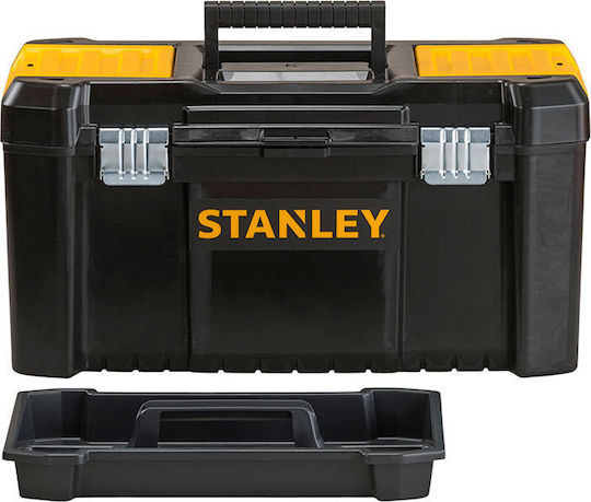 Stanley Essential Εργαλειοθήκη Χειρός Πλαστική με Ταμπακιέρα Π48.2xB25.4xΥ25cm STST1-75521 με Μεταλλικό Κλιπ - Image 7