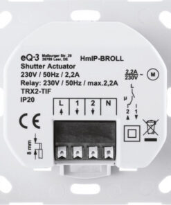 Alternative view of HomeMatic HmIP-BROLL Ενδιάμεσος Διακόπτης RF σε Λευκό Χρώμα 151322A0