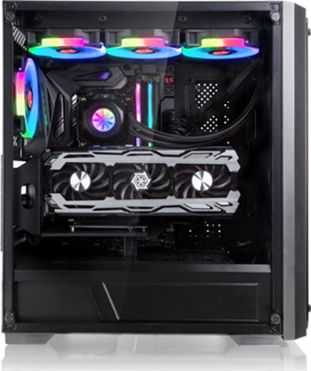 Raijintek Ponos MS Midi Tower Κουτί Υπολογιστή με Πλαϊνό Παράθυρο Μαύρο - Image 3