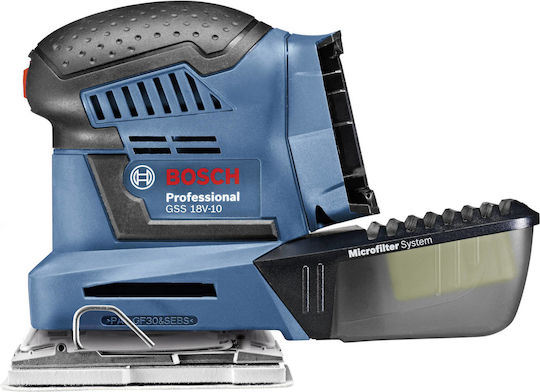 Bosch GSS 18V-10 Professional Παλμικό Τριβείο 18V Solo με Ρύθμιση Ταχύτητας και με Σύστημα Αναρρόφησης - Image 2