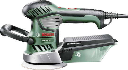 Bosch PEX 400 AE Έκκεντρο Τριβείο 125mm Ρεύματος 370W με Ρύθμιση Ταχύτητας και με Σύστημα Αναρρόφησης - Image 2