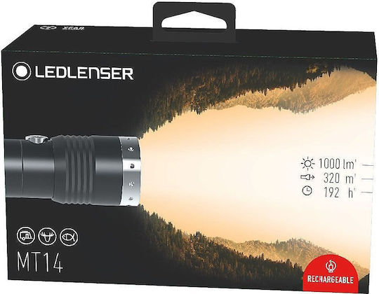 LedLenser Επαναφορτιζόμενος Φακός LED IPX4 με Μέγιστη Φωτεινότητα 1000lm MT14 500844 - Image 5