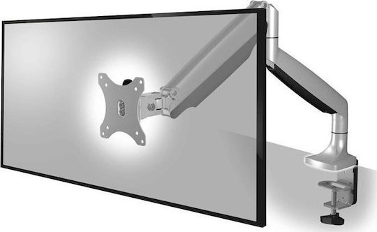 Icy Box Βάση Γραφείου Οθόνης έως 32" με Βραχίονα Ασημί (IB-MS503-T) - Image 2