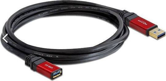 DeLock USB 3.0 Cable USB-A male - USB-A female 2m (82753) - Image 2