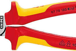 Knipex Πρέσα Ακροδεκτών με Μόνωση (Μήκος 180mm) 97 78 180