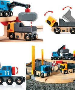Alternative view of Brio Toys Rail Road Loading Σετ με Τρενάκι για 3+ Ετών 33210