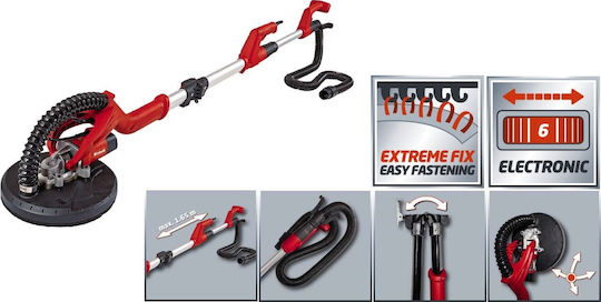 Einhell Τηλεσκοπικό Τριβείο Γυψοσανίδας 600W με Δυνατότητα Αναρρόφησης Σκόνης Tcdw 225 4259930 - Image 2