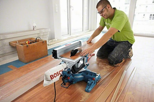 Bosch GTM 12 JL Φαλτσοπρίονο Ρεύματος Δύο Εργασιών με Ισχύ 1800W, Οδηγό Laser, Δίσκο Κοπής Διαμέτρου 305mm & Ταχύτητα Κοπής 3800rpm - Image 4
