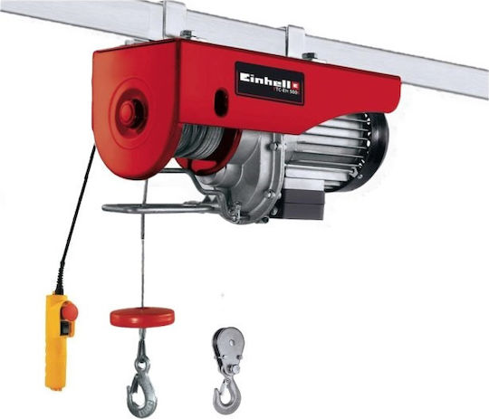 Einhell Ηλεκτρικό Παλάγκο ΤC-EH 500 για Φορτίο Βάρους έως 500kg σε Κόκκινο Χρώμα 2255140 - Image 2