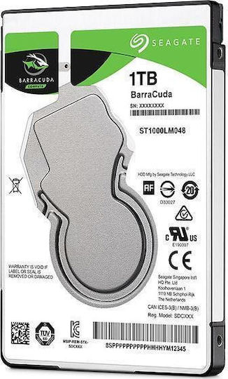 Seagate Barracuda 1TB HDD Σκληρός Δίσκος 2.5" SATA III 5400rpm με 128MB Cache για PS4 / Laptop / Desktop ST1000LM048 - Image 4
