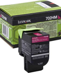 Lexmark 702HM Γνήσιο Toner Laser Εκτυπωτή Ματζέντα High Yield Return Program 3000 Σελίδων 70C2HM0