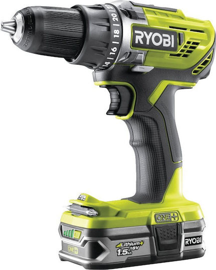 Ryobi R18DD3-215S Δραπανοκατσάβιδο Μπαταρίας 18V 2x1.5Ah 5133003774 - Image 2