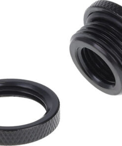 Alternative view of Alphacool HF bulkhead connector short version G1/4 Fittings Μαύρο