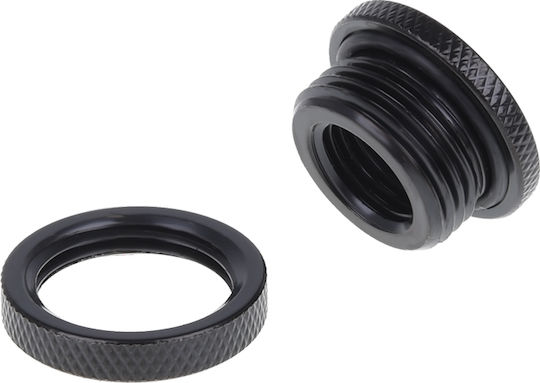 Alphacool HF bulkhead connector short version G1/4 Fittings Μαύρο - Image 2