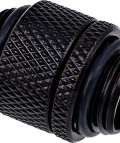 Alphacool Eiszapfen Double Nippel Rotatable G1/4 Outer Thread to G1/4 Outer Thread Fittings Μαύρο 17244