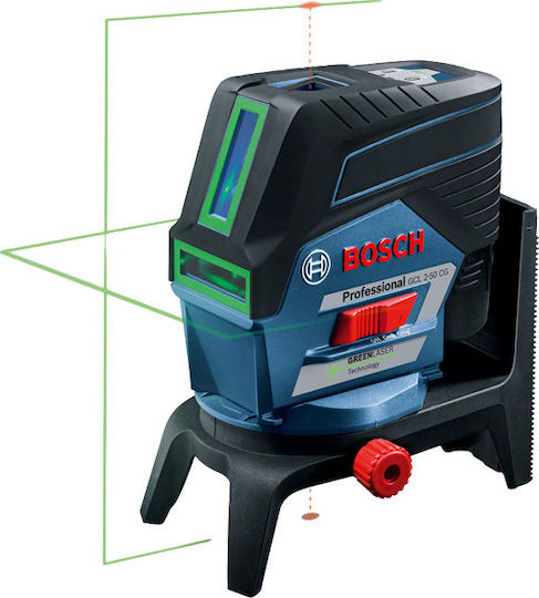Bosch Αυτορυθμιζόμενο Γραμμικό Αλφάδι Laser Πράσινης Δέσμης 12V με Εύρος Εργασίας 20m - Image 2