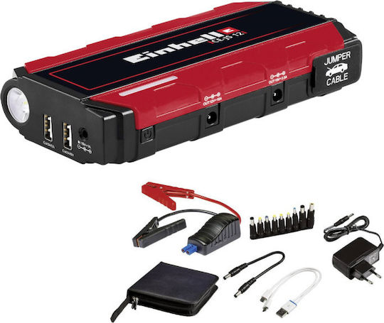 Einhell CE-JS 12 Φορητός Εκκινητής Μπαταρίας Αυτοκινήτου 1000mAh με Power Bank / USB / Φακό 12V 1091521 - Image 2