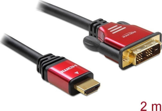 DeLock Cable DVI-D male - HDMI male 2m (84342) - Image 2