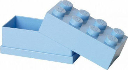 Room Copenhagen Lego Mini Box 8 Πλαστικό Παιδικό Δοχείο Φαγητού Γαλάζιο RC40121736 - Image 2