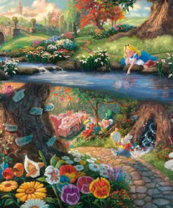 Alternative view of Puzzle Thomas Kinkade Η Αλίκη στη Χώρα των Θαυμάτων 2D 1000 Κομμάτια 59636