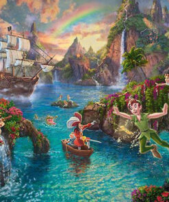Alternative view of Puzzle Thomas Kinkade Disney Peter Pan 2D 1000 Κομμάτια 59635