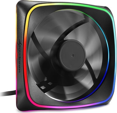Sharkoon Shark Lights RGB Case Fan 120mm με Σύνδεση 3-Pin - Image 2
