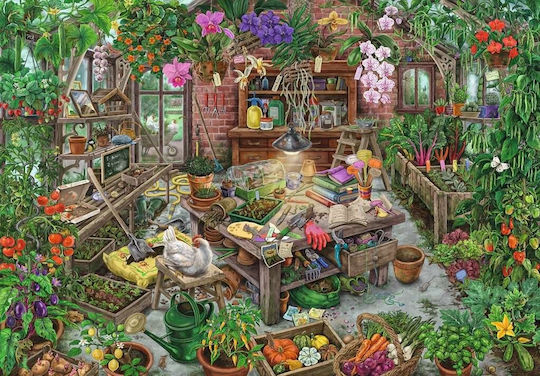 Παιδικό Puzzle In the Greenhouse 368pcs 16483 Ravensburger - Image 2