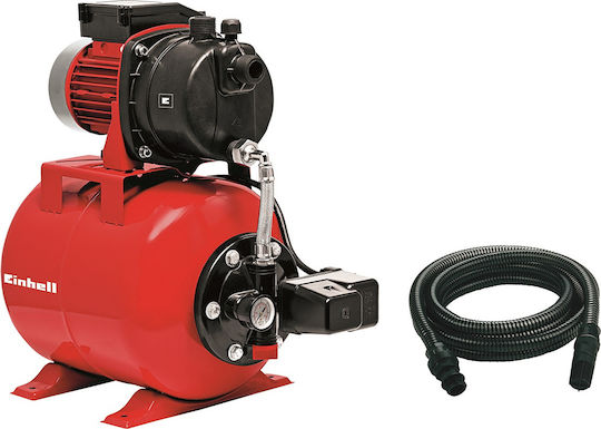 Einhell GC-WW 6538 KIT Μονοβάθμιο Μονοφασικό Πιεστικό Συγκρότημα Νερού με Δοχείο 20 Λίτρων 650W