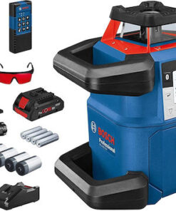 Bosch GRL 600 CHV Αυτορυθμιζόμενο Περιστροφικό Αλφάδι Laser Κόκκινης Δέσμης 18V με Εύρος Εργασίας 60m