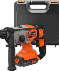 Black & Decker Κρουστικό Σκαπτικό Πιστολέτο Μπαταρίας 18V 2x2.5Ah με Υποδοχή SDS Plus BCD900E2K