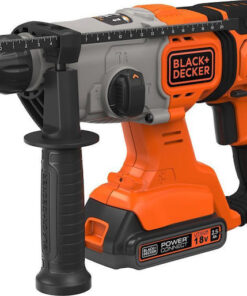 Alternative view of Black & Decker Κρουστικό Σκαπτικό Πιστολέτο Μπαταρίας 18V 2x2.5Ah με Υποδοχή SDS Plus BCD900E2K