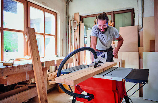 Einhell TC-TS 2025/2 U Δισκοπρίονο Πάγκου με Ισχύ 2000W, Οδηγό Laser, Δίσκο Κοπής Διαμέτρου 250mm & Ταχύτητα Κοπής 5000rpm - Image 2