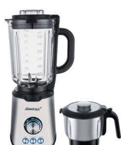Steba MX4 Plus Μπλέντερ για Smoothies με Γυάλινη Κανάτα 1.75lt 1200W Inox