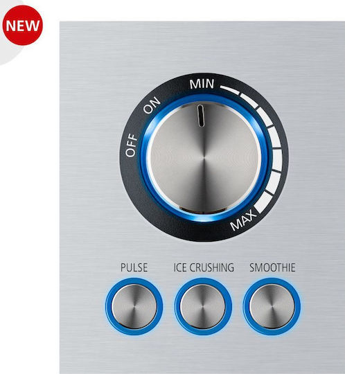Steba MX4 Plus Μπλέντερ για Smoothies με Γυάλινη Κανάτα 1.75lt 1200W Inox - Image 5