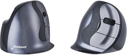 Bakker Elkhuizen Evoluent D Wireless Normal Ασύρματο Εργονομικό Vertical Ποντίκι Γκρι - Image 3