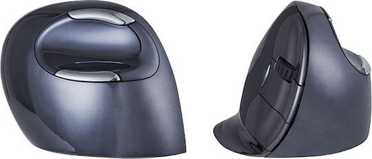 Bakker Elkhuizen Evoluent D Wireless Small Ασύρματο Εργονομικό Vertical Ποντίκι Γκρι - Image 2