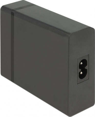 DeLock Βάση Φόρτισης με 3 Θύρες USB-A και Θύρα USB-C 60W Power Delivery σε Μαύρο χρώμα (63974) - Image 2