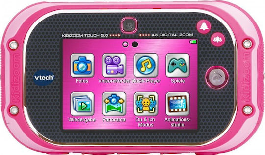 Vtech Kidizoom Touch 5.0 Compact Φωτογραφική Μηχανή 5MP με Οθόνη 3.5" Pink Ροζ - Image 2