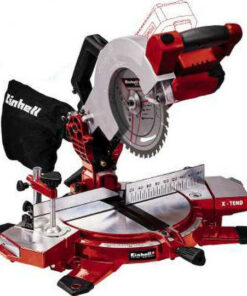 Einhell TE-MS 18/210 Solo Φαλτσοπρίονο Μπαταρίας με Ισχύ 1400W, Οδηγό Laser, Δίσκο Κοπής Διαμέτρου 210mm & Ταχύτητα Κοπής 3000rpm (χωρίς Μπαταρία και Φορτιστή)