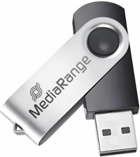 MediaRange MR911 32GB USB 2.0 Black/Silver - Image 3