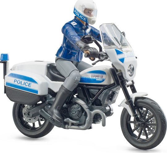 Bruder Scrambler Ducati Police Μοτοσυκλέτα 1:16 Αστυνομικό για 3+ Ετών - Image 2