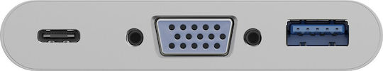 Goobay USB-C Docking Station με HDMI 4K PD Λευκό (62104) - Image 5