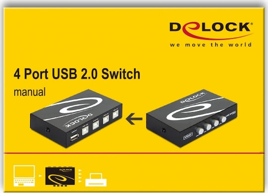 DeLock Switch USB 2.0 4 Port Manual - Image 5