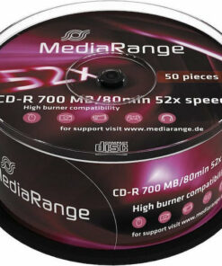 Alternative view of MediaRange Εγγράψιμα CD-R 52x 700MB Cake Box 50τμχ MR207