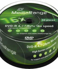 Alternative view of MediaRange Εγγράψιμα DVD-R 16x 4.7GB Cake Box 50τμχ MR444